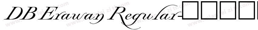 DB Erawan Regular字体转换